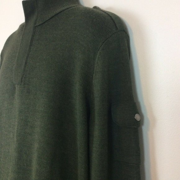 Banana Republic Green Military Style Sweater - Picture 5 of 10